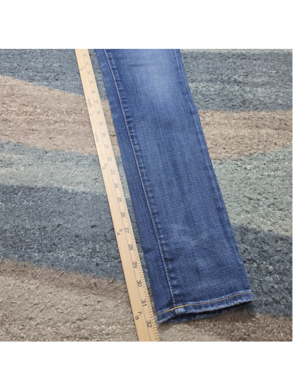 Polo Ralph Lauren Astor Slim Boyfriend Jeans Womens Size 28 Blue Stretch - Picture 8 of 10